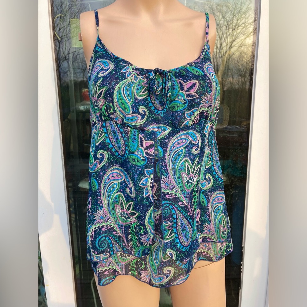 Boho Paisley Cami Top